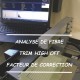 Analyse de Fibre avec facteur de correction et Trim High OFF