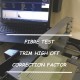 Fibre Test with correction factor and Trim High OFF