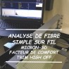 Analyse de Fibre simple sur fil