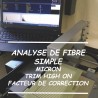 Simple Fibre Test with correction factor