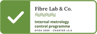 Fibre Lab & Co. conformity mark - internal metrology control programme