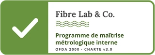 Marque de conformité Fibre Lab & Co. - programme de maîtrise métrologique interne